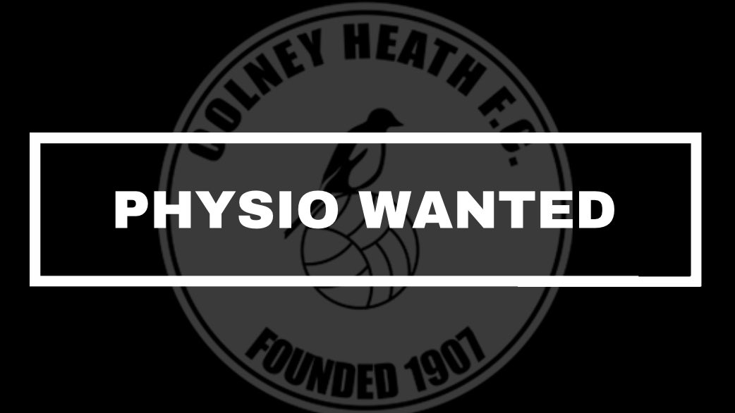 PHYSIO WANTED !

An ideal opportunity for a physio student to gain some important experience working with a senior men’s football team

Games will be on a Tuesday &amp; Saturday 

Need to be fully committed. 

This is a paid role 

Please retweet to get the word out, thank you