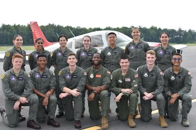 SFAHS_Bulldogs's tweet photo. What are you doing this summer? One of our #ExceptionalStudents earned her wings this summer.
We're super proud of you Reva!! Selected as 1 of a handful of students across the nation to learn from the elite. #OutstandingLeader #BeTheDifference ♥️🖤🐾✈️ https://t.co/OQYGgOkgk5