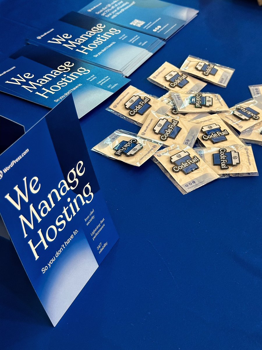 wordpressdotcom's tweet photo. The https://t.co/eRvNKWaolr team had the best time at #WCIloilo! We were proud to sponsor such an incredible WordCamp and meet such a wonderful community 💙 Thank you, @WCIloilo! https://t.co/VIZiq3iQmK