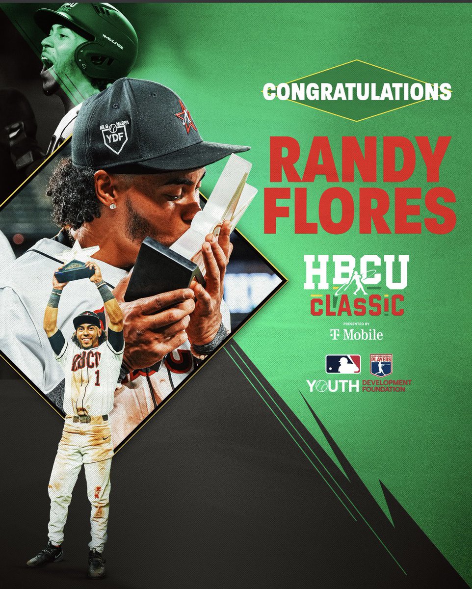 MLBDevelops's tweet photo. Congratulations to @_randy18_ of @BamaStateBB on receiving the #HBCUSwingmanClassic MVP Award 🏆⚾️‼️ https://t.co/Ls7vQZRHup
