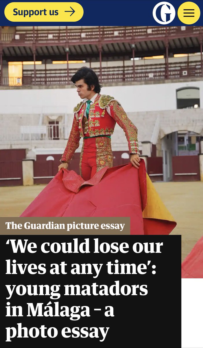 dominic dyer (@domdyer70) on Twitter photo Why is the <a href="/guardian/">The Guardian</a> glamorising the most evil cruel sport of bull fighting this is disgusting <a href="/peta/">PETA</a> <a href="/HSIGlobal/">超级Z.Y.N 发明家 V2</a> Why is the <a href="/guardian/">The Guardian</a> glamorising the most evil cruel sport of bull fighting this is disgusting <a href="/peta/">PETA</a> <a href="/HSIGlobal/">超级Z.Y.N 发明家 V2</a>