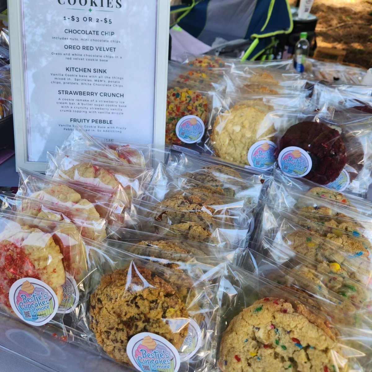 Super Sunday Flash Sale.  Cookies 1/$3 or  2/$5. Chocolate or Vanilla Cakesicles 1/$4 or 2/$7.. get yours before they are gone