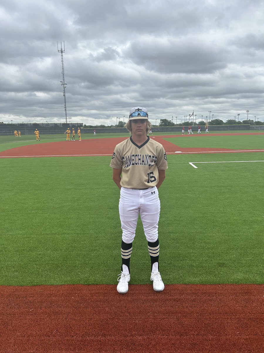 FiveToolTexas's tweet photo. F: @GameChangerLBK 15U Gaines 13, TBA 2026 8
PoG: Ryland Kieth 4.2 IP, 6K, 2H, 0R / 2-2, 2R
Notable: Caleb Groetken 3-4, 2 RBI, 2R, 3 SB https://t.co/lRiaZMszBX