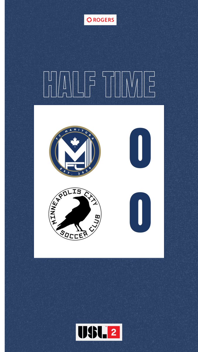 Nothing to report at the halfway point - We keep looking to get on the score board 💪 #FCMB #USL2 #Path2Pro