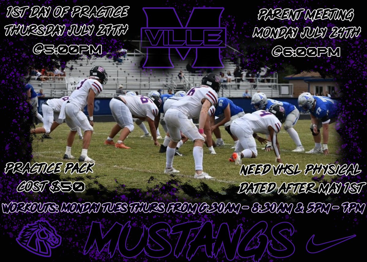 Mechanicsville High School Football (@mvillehighfb) on Twitter photo 