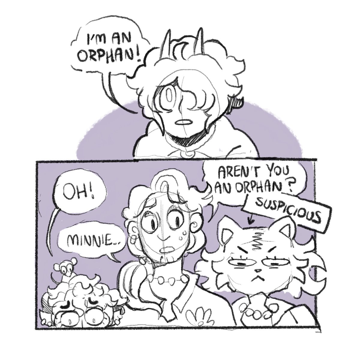 Cuttlesworth's tweet photo. Some doodles of nutmeg moments from the 24 hour @WickedGameRPG D&amp;D stream yesterday! I apologise for my little terror https://t.co/GDI4xdEaAJ