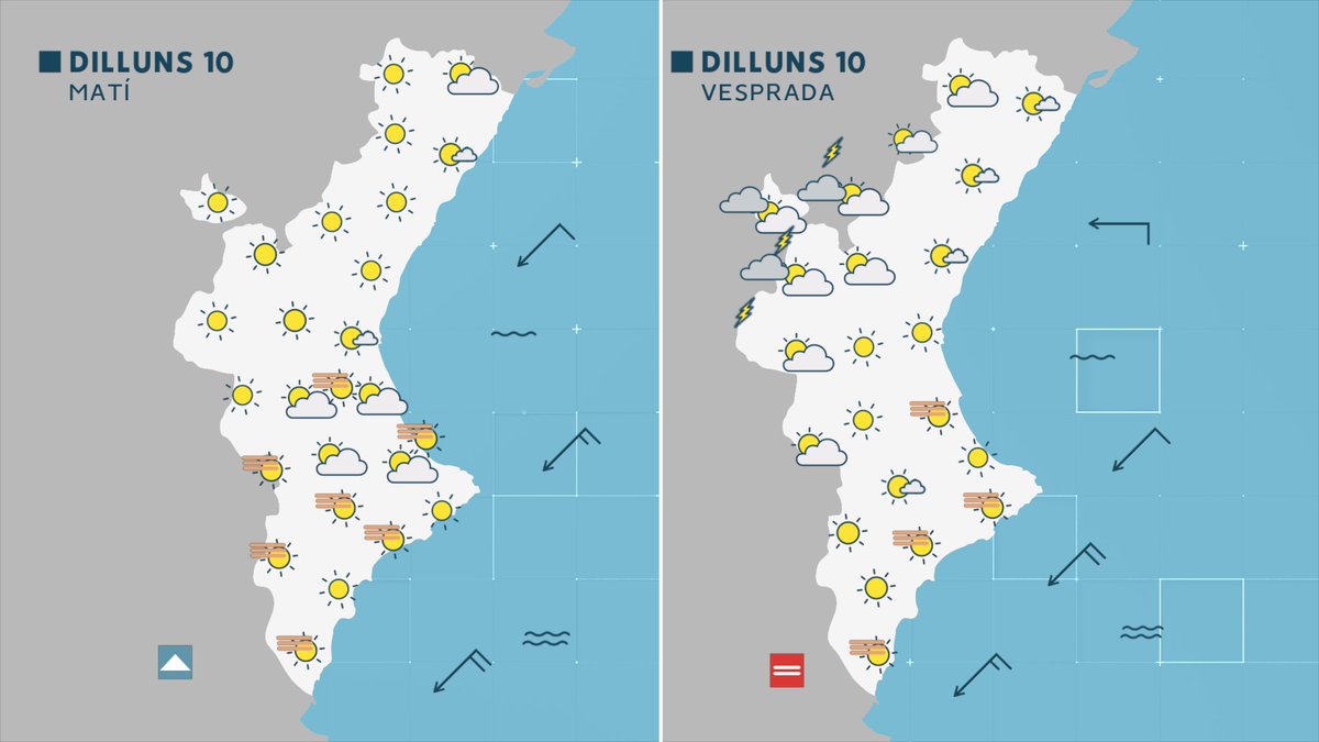 apuntoratge's tweet image. Dilluns, dia semblant a diumenge.
Dimarts,🥵més de 40 °C a l'interior🥵

Atenció també amb les tempestes seques dimarts de vesprada.
apuntmedia.es/oratge