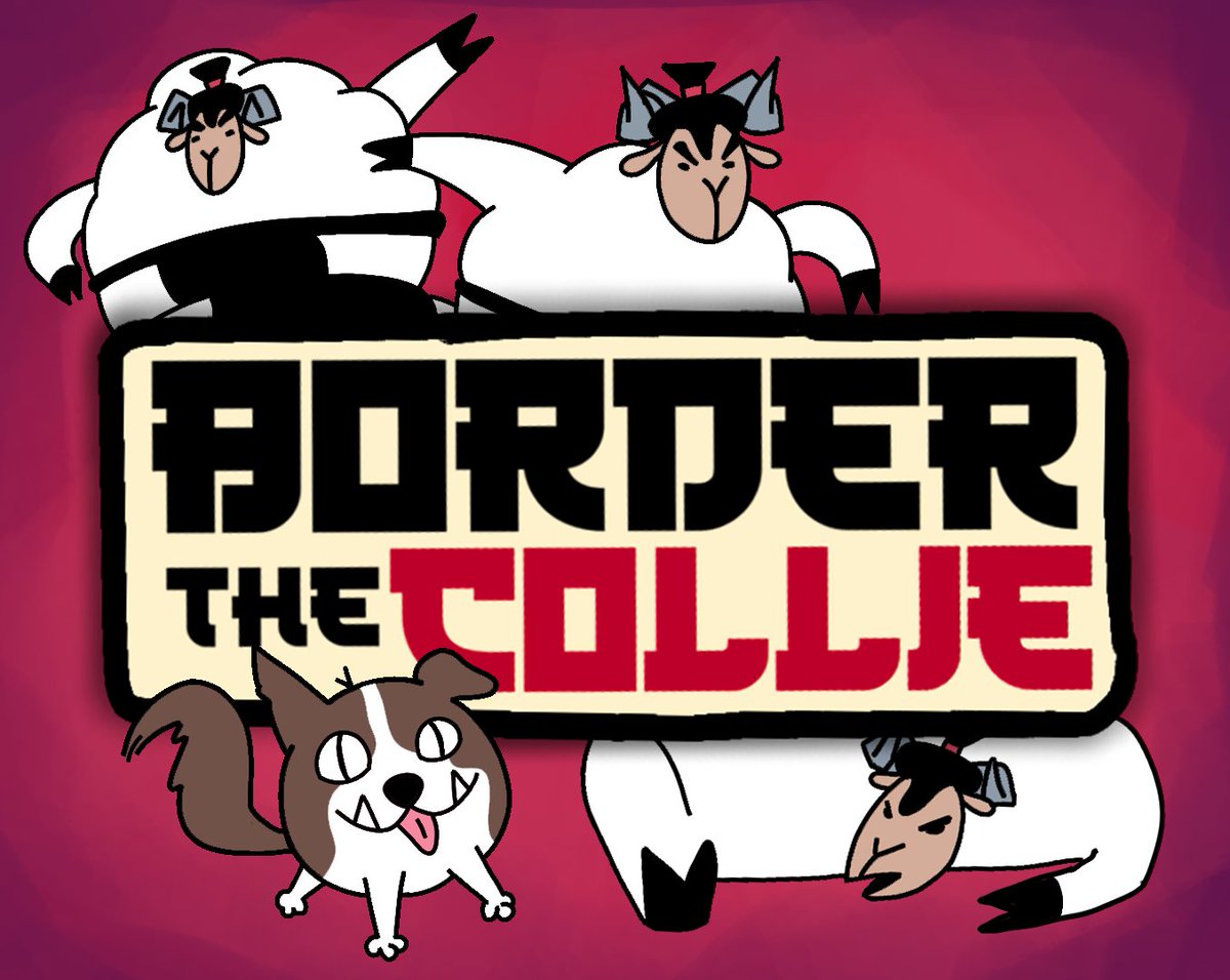 We made a game for the #GMTKJam 2023! Play as a bunch of sumo sheep herding a border collie clapstoolstudios.itch.io/border-the-col…