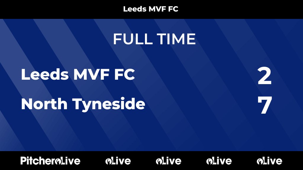 FULL TIME: Leeds MVF FC 2 - 7 North Tyneside
#LEENOR #Pitchero
pitchero.com/clubs/leedsman…