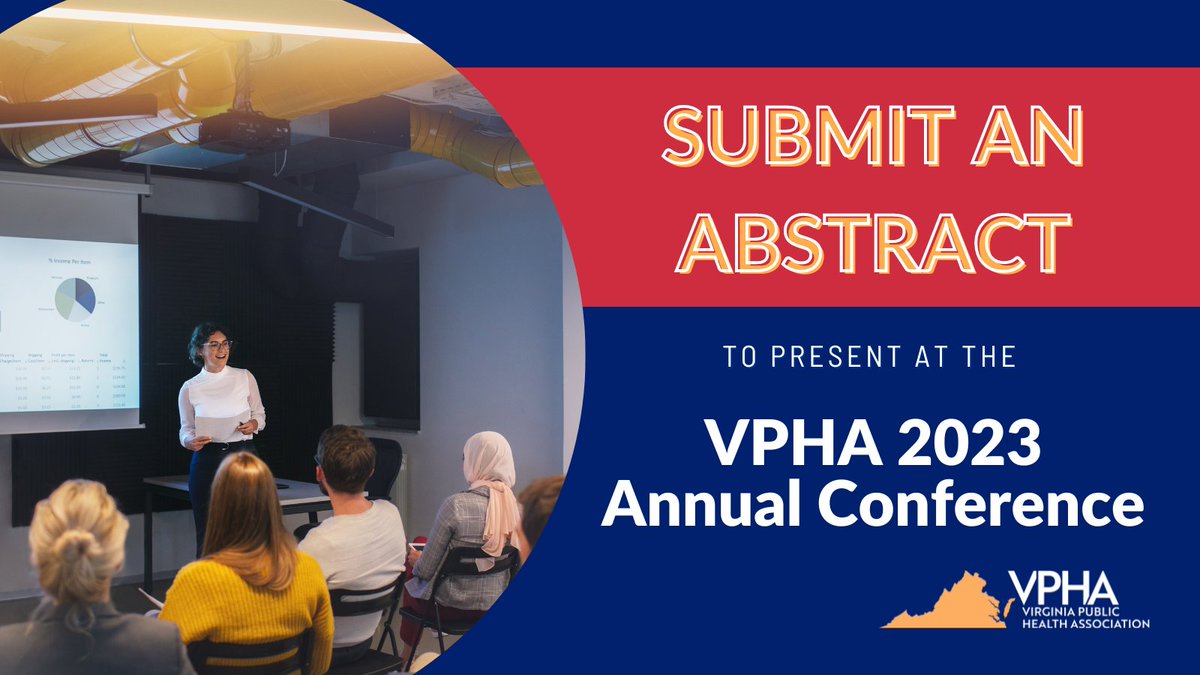 There's still time to submit an abstract to present to your #publichealth peers, mentors, and friends at the VPHA Annual Conference! Find more information on our website and apply by 7/21!
virginiapublichealth.org/event-5311534