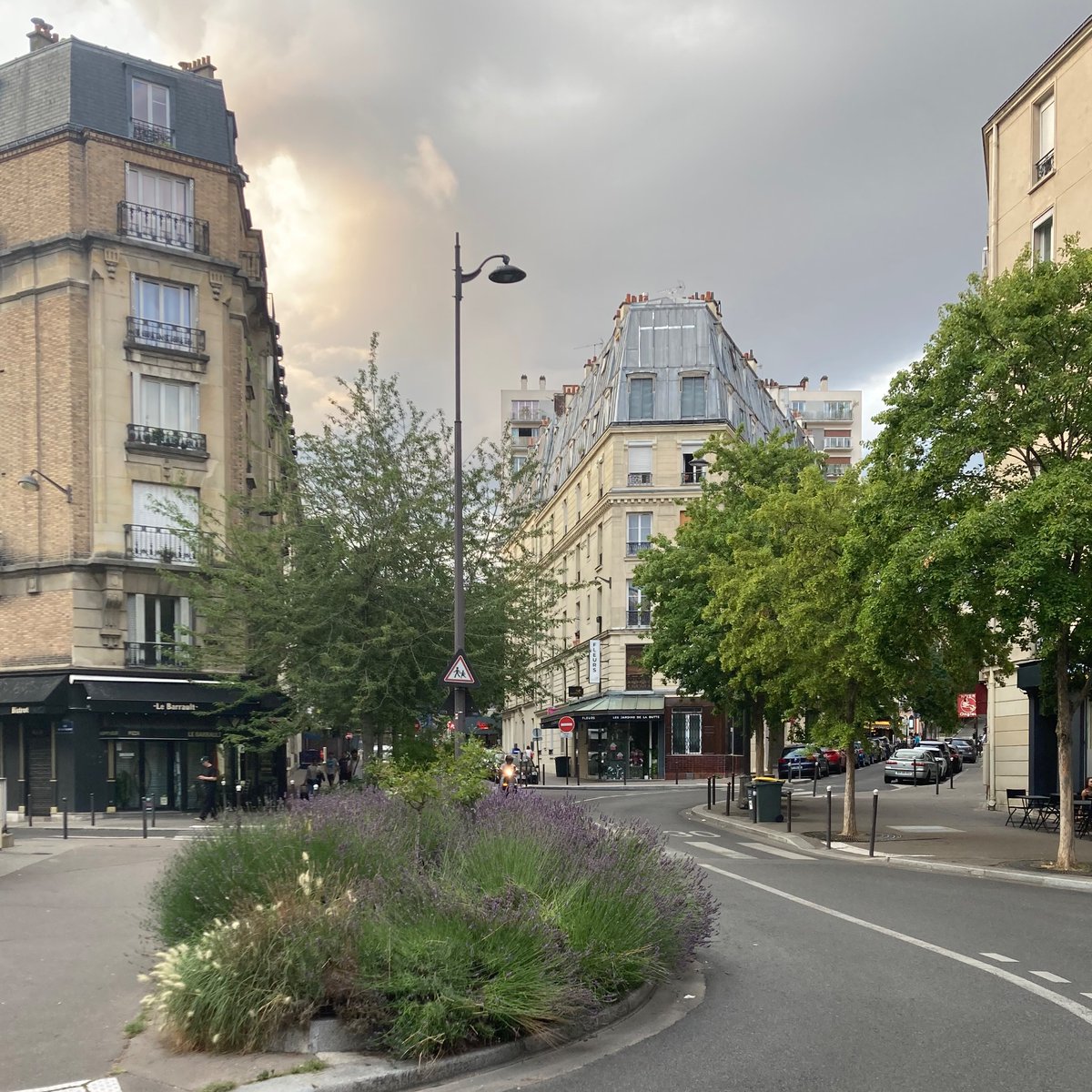 Walking around the 13th in Paris. High density, plants everywhere, boûlangeries on every corner. Narrow streets and few cars. It’s fantastic.