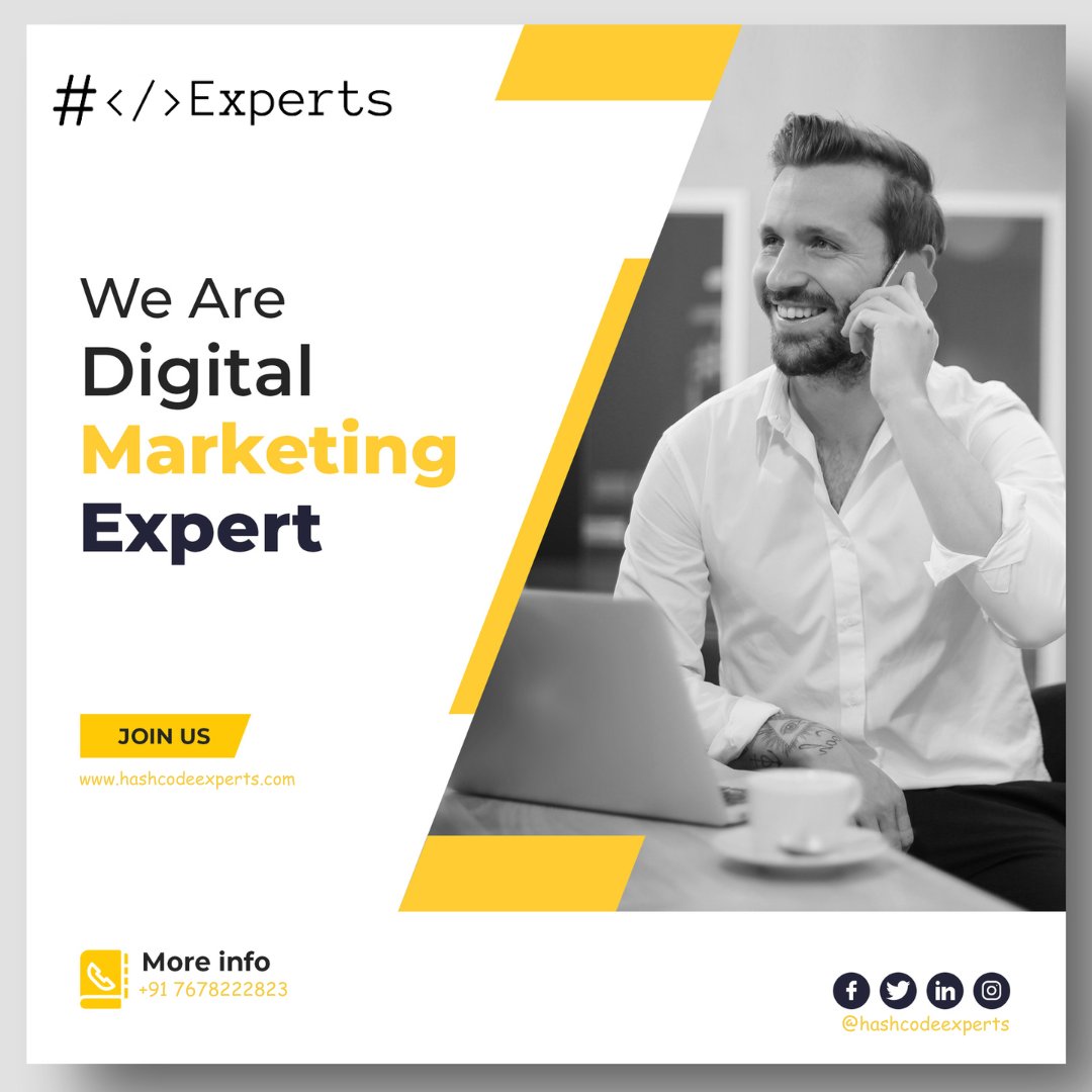 hashcodeexperts's tweet image. We are Digital Marketing Experts
Website: hashcodeexperts.com
More info: +91 7678222823
follow on: @hashcodeexperts
.
.
.
#business #businessman #startup #growth #businessowner #marketing #experts #hashcodeexperts