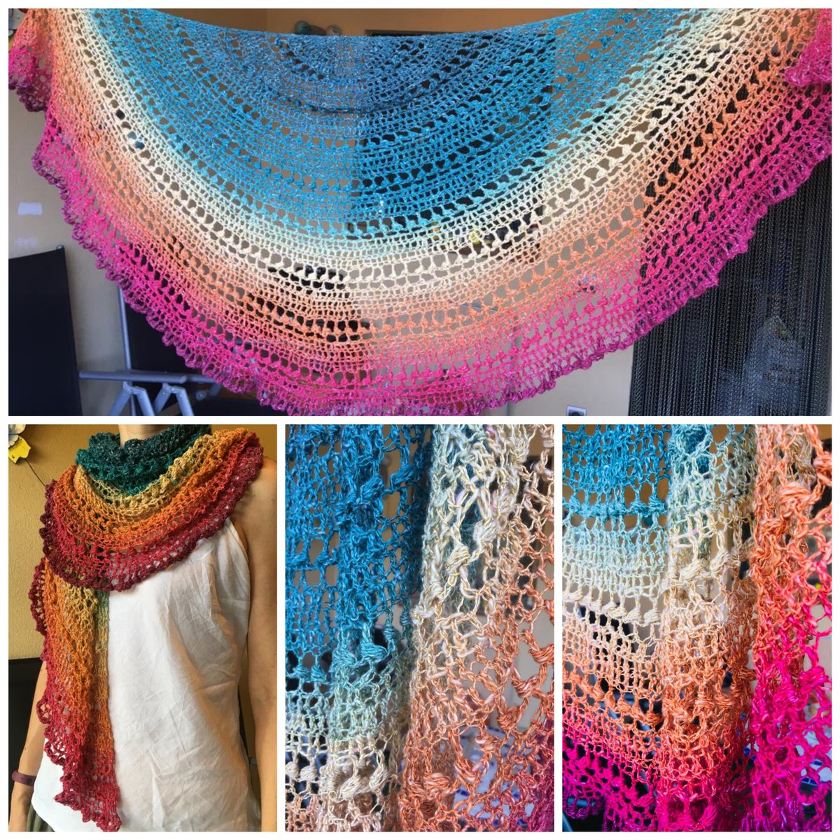 El de #colors acabat 🌈 #ganxet #crochet #aficions #fetamà #relax #desconnexió