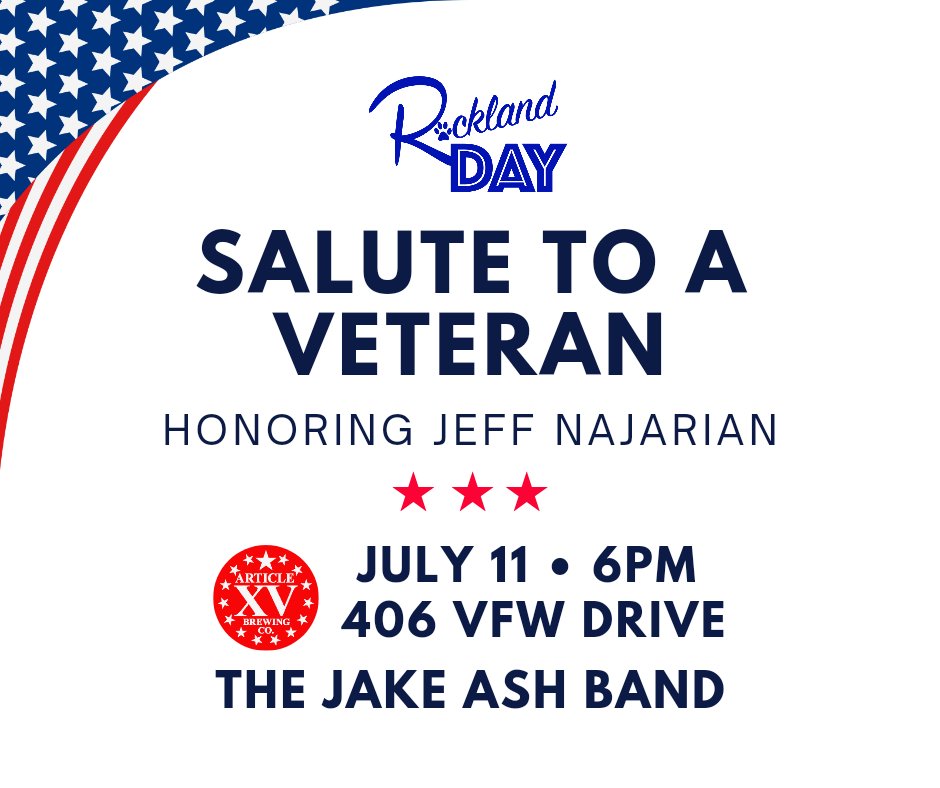 All are welcome to join in the salute at #ArticleFifteenBrewing!
<a href="/jake_ash_band/">The Jake Ash Band</a>, <a href="/2JerksBBQ/">2 Jerks BBQ</a>, #ElliesTreats 
•
facebook.com/events/s/rockl…
