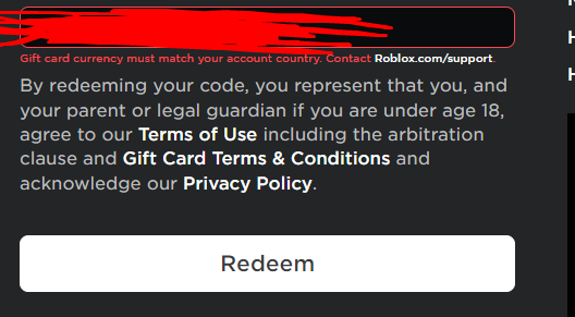 PastelGFX's tweet image. @Roblox I'm a bit confused. Why does it say this? When I bought the gift card it did not have my currency option, so i used USD? I've never had this issue before-
Does anyone know how to fix this?? because i've spent $15 😭 i js want my rbx
#Roblox #Robloxgiftcard #Robloxissue