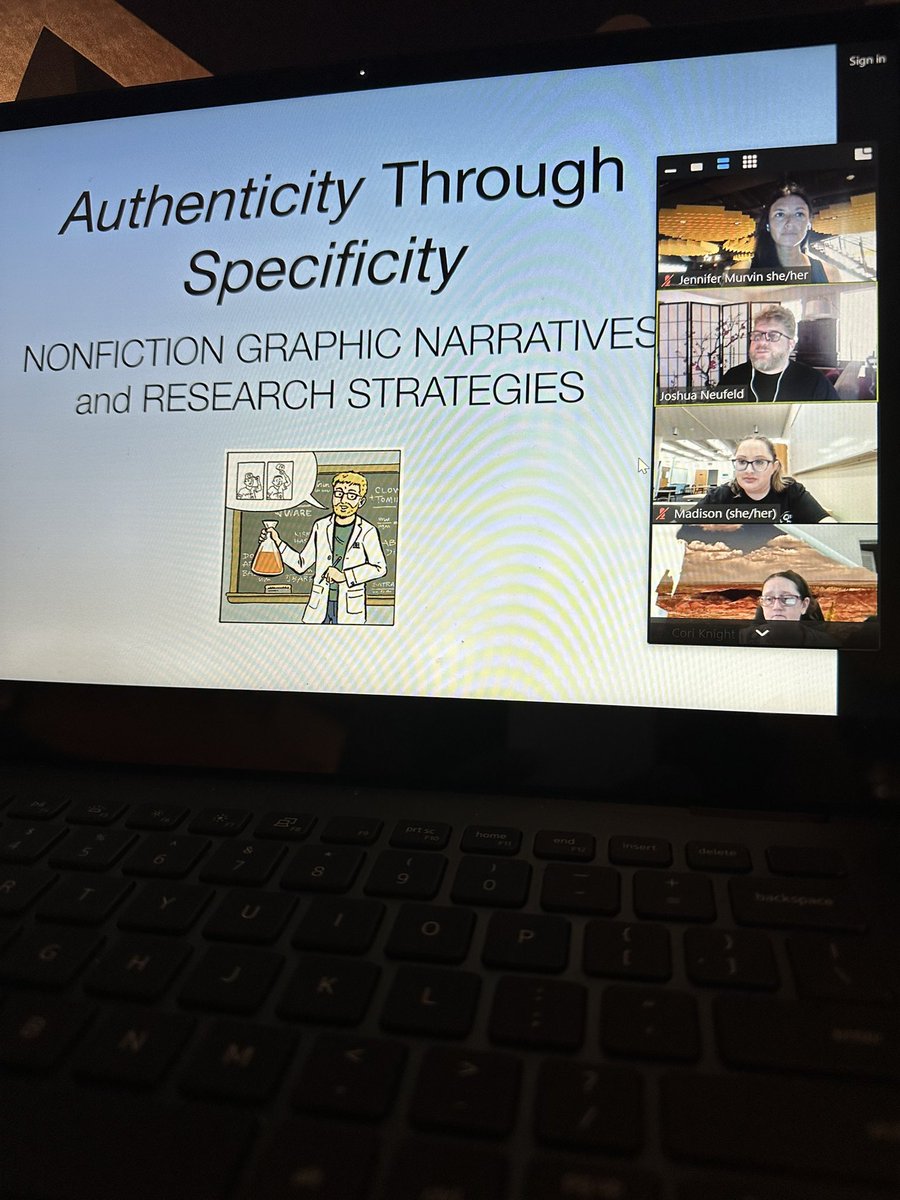 LOVED this great class with cartoonist Josh Neufeld, students, and alums this afternoon! @SolsticeMFA
