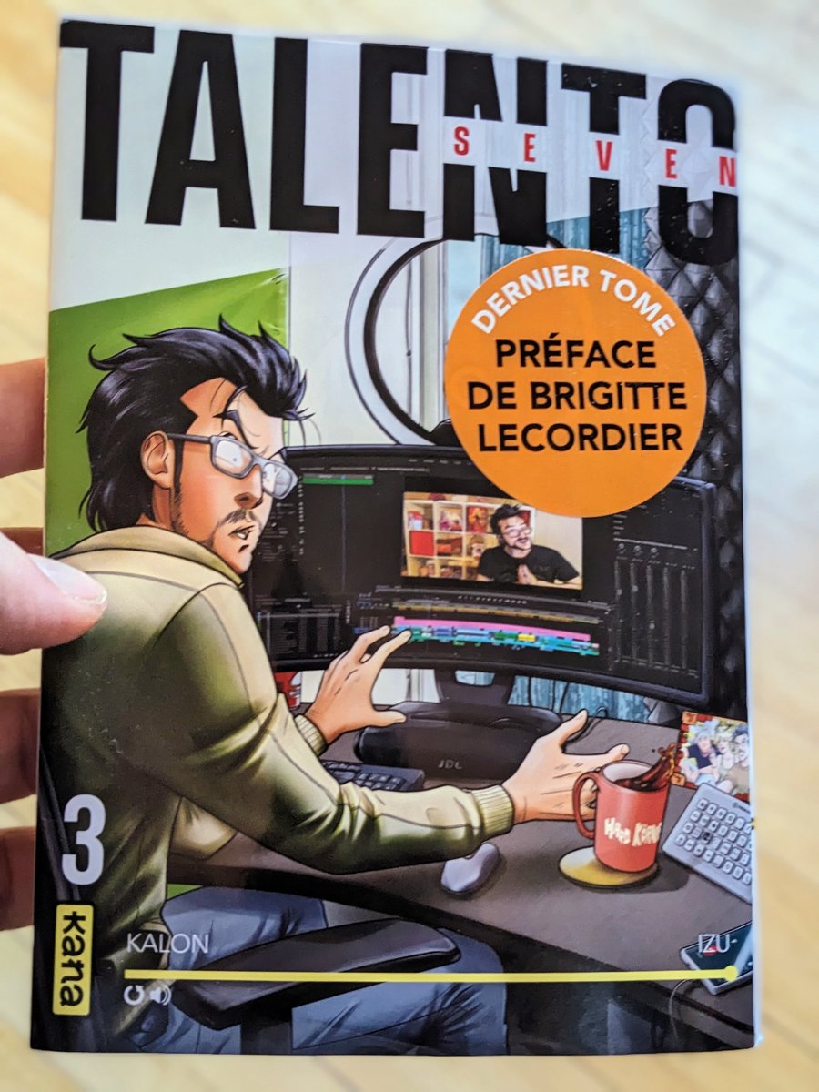 GDorison's tweet photo. [NEW MANGA]
Le 13 juillet, c'est la sortie du 3e et dernier tome de #TalentoSeven chez @EditionsKana 😀 Ft. @KalonBDmanga au dessin, préface de @LecordierB ♥️ &amp; @Benzaie_tgwtg en couv' 🤩

+ Du Breakers et de la PC Engine GT inside 😅 https://t.co/Zu9m310Sze