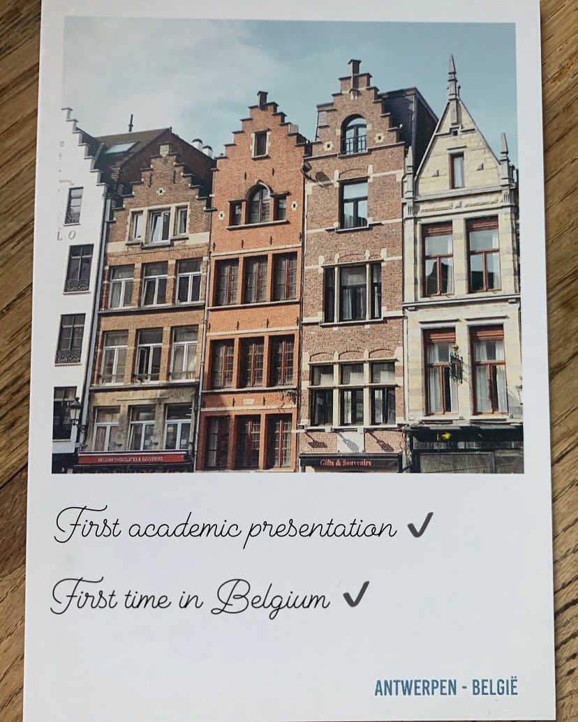 My first in-person academic presentation. Looking forward to many more. Thanks for having me #Media4All ! And a big thank you to my amazing #WatchMe team for emotional support 😇