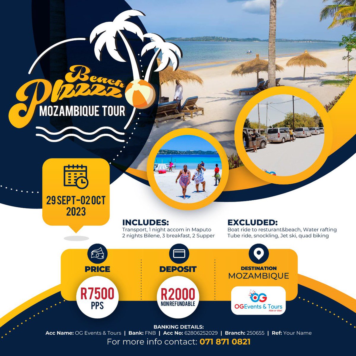 Only 7 seats left Mozambique here we come #FatalSeduction #ShakaiLembeMzansi #PodcastAndChill