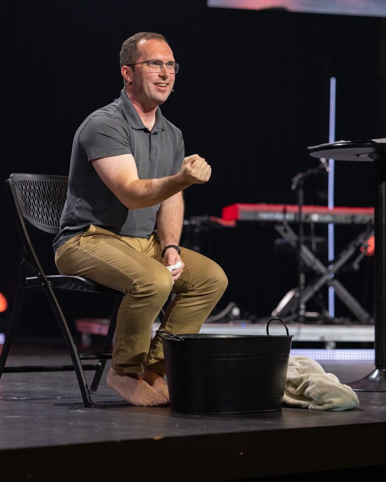 pdenglert's tweet image. Often as pastors, we’re called to apply the Sunday sermon sooner than we think. I shared about #ServeWithHumility from Jesus washing the disciples’ feet at @browncroft. A gentleman walked up to me following service and said, “It’s time to  wash your feet…instagram.com/p/CufQJ8vuDGM/