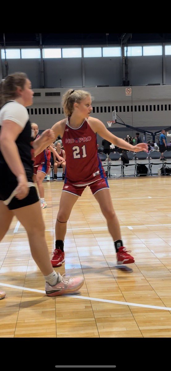 Noelle_Bartunek's tweet photo. What a great learning experience here @niketoc! As we reach our last days of the tournament I have had so much fun here with my amazing team and coach @nd_pro! So thankful to be here! @PGHDoubleJ917 @WFHoraceGBB @PrepGirlsHoops @PGHDakotas #basketball #aau #wbb #niketoc #ndpro https://t.co/GzxT0JhuIx