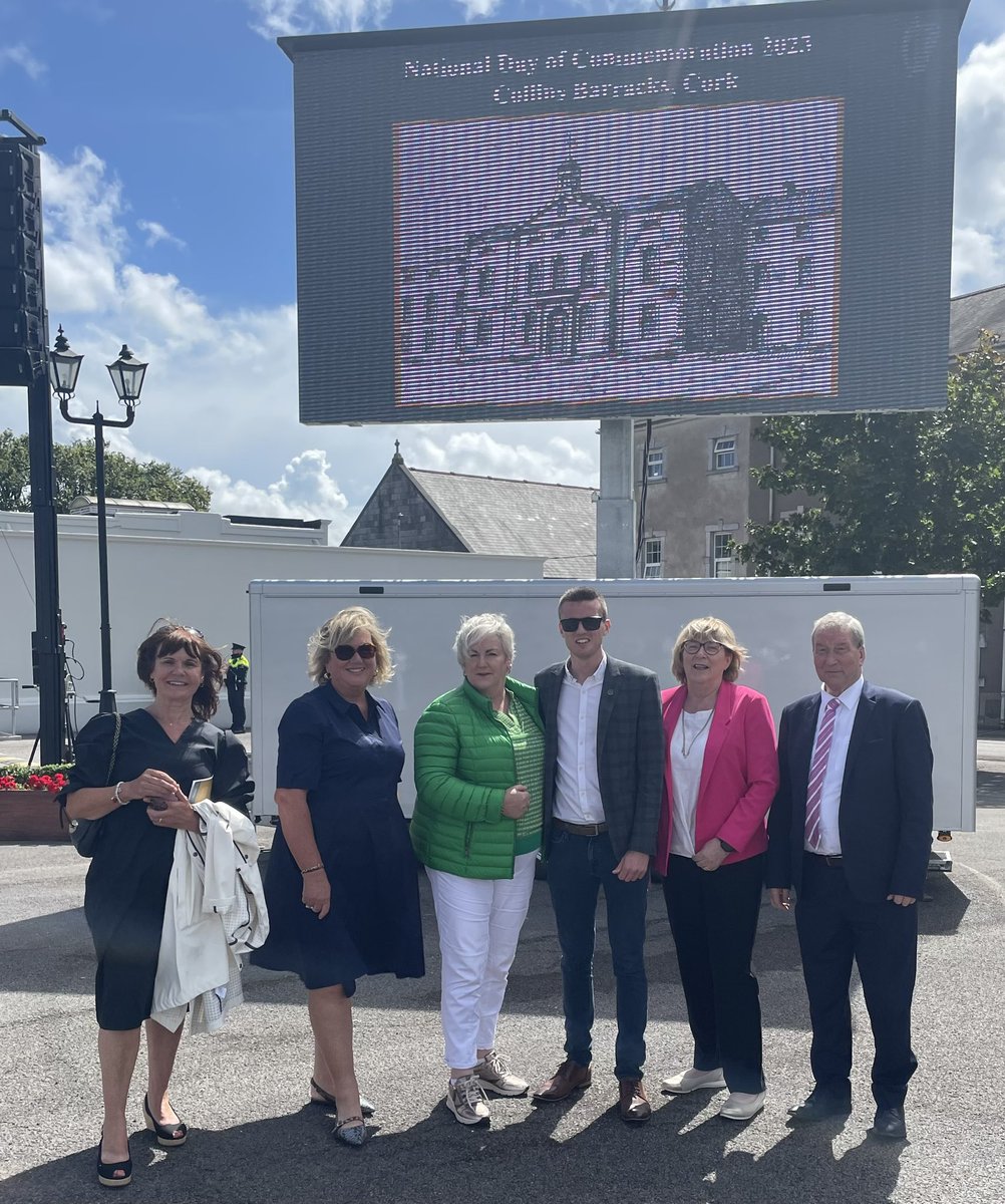 Lovely to be part of the ceremony at Collins Barracks today with colleagues from <a href="/Corkcoco/">Cork County Council</a> for #nationaldayofcommemoration
