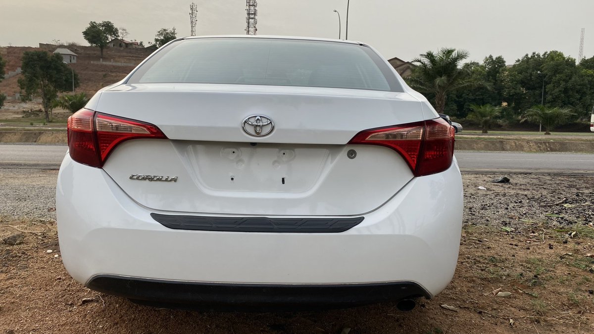 paffynes's tweet photo. @ruffydfire 2019 Corolla for sale (foreign used) 54k mileage, N12m only. Holler by DM https://t.co/KSQMWpIIwq