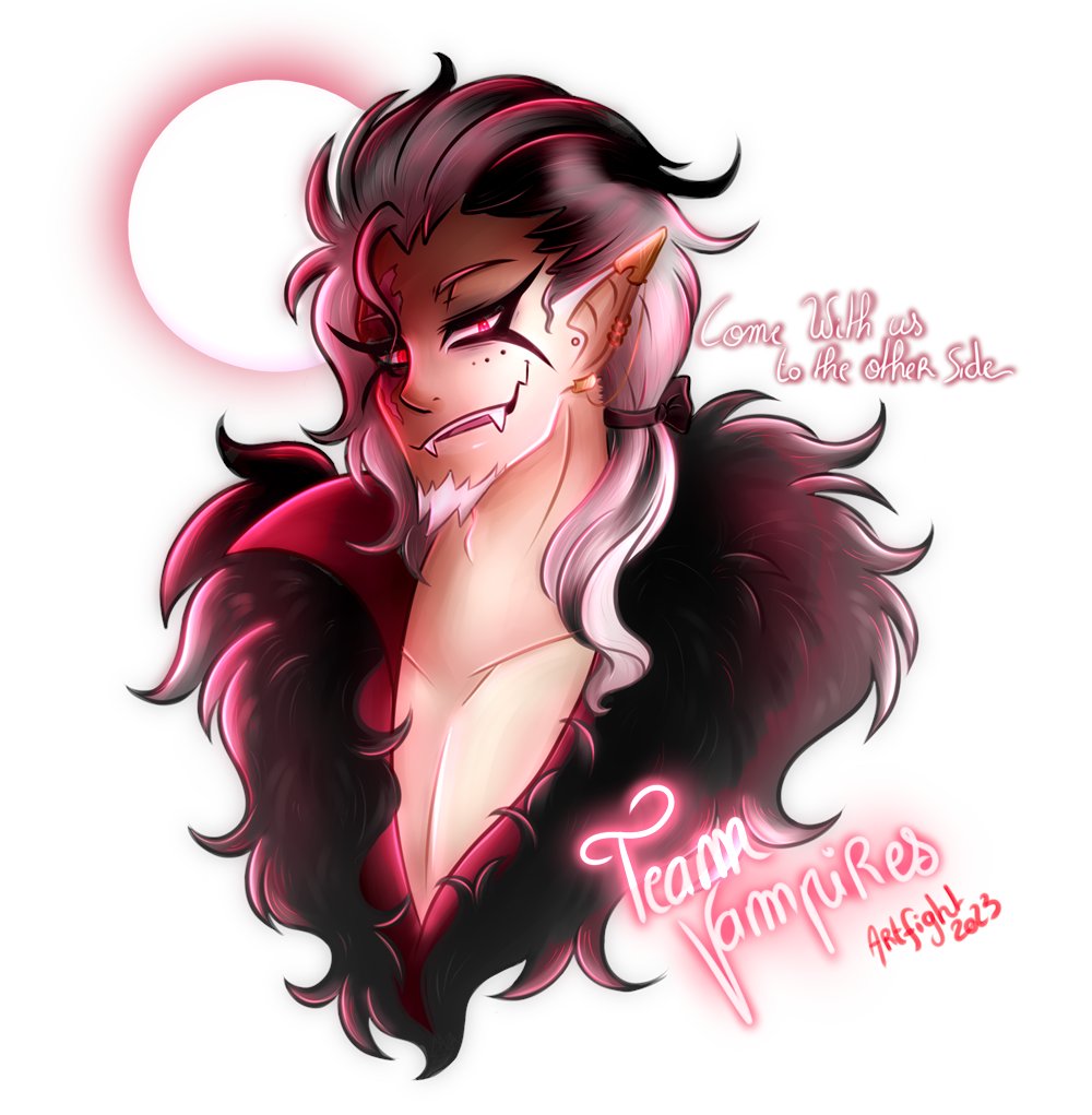 soraasters's tweet photo. Second dessin pour l'année avec les vampires 👀 Avec Rajna à l'honneur cette fois.

#artfight2023 #artfightvampires https://t.co/xJUR1pyLrG