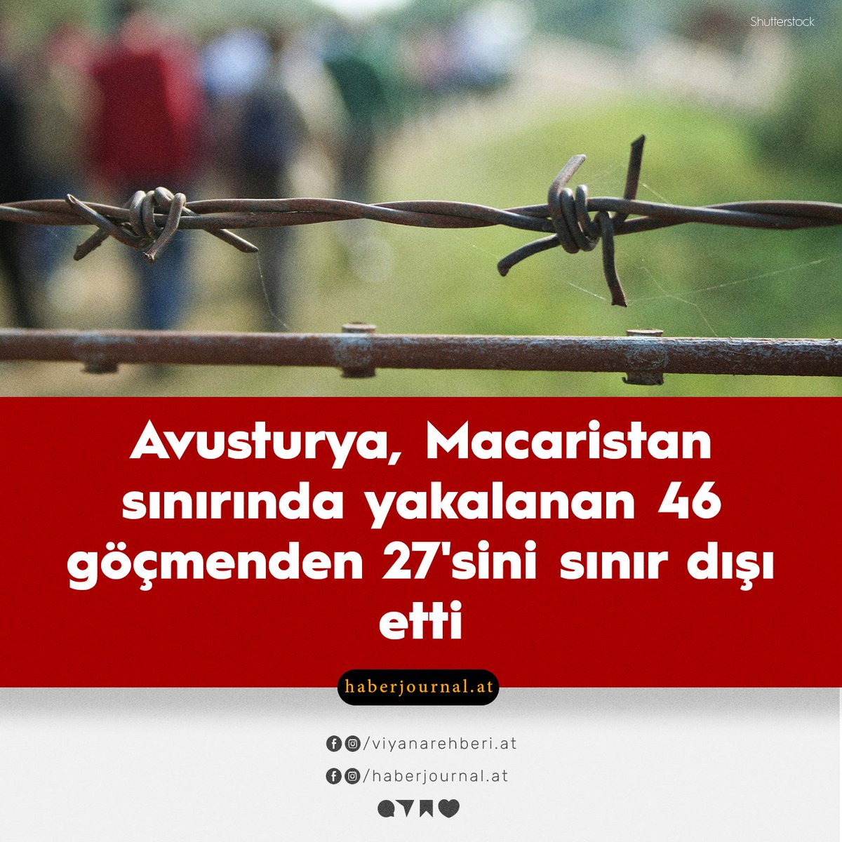 #Avusturya, #Macaristan sınırında yakalanan 46 göçmenden 27'sini sınır dışı etti

AYRINTILAR: haberjournal.at/avusturya/avus…

#viyana #wien #haberler #avusturyadakitürkler #avusturyahaberleri #haberjournal #viyanarehberi #vienna #news #Nachrichten #österreich