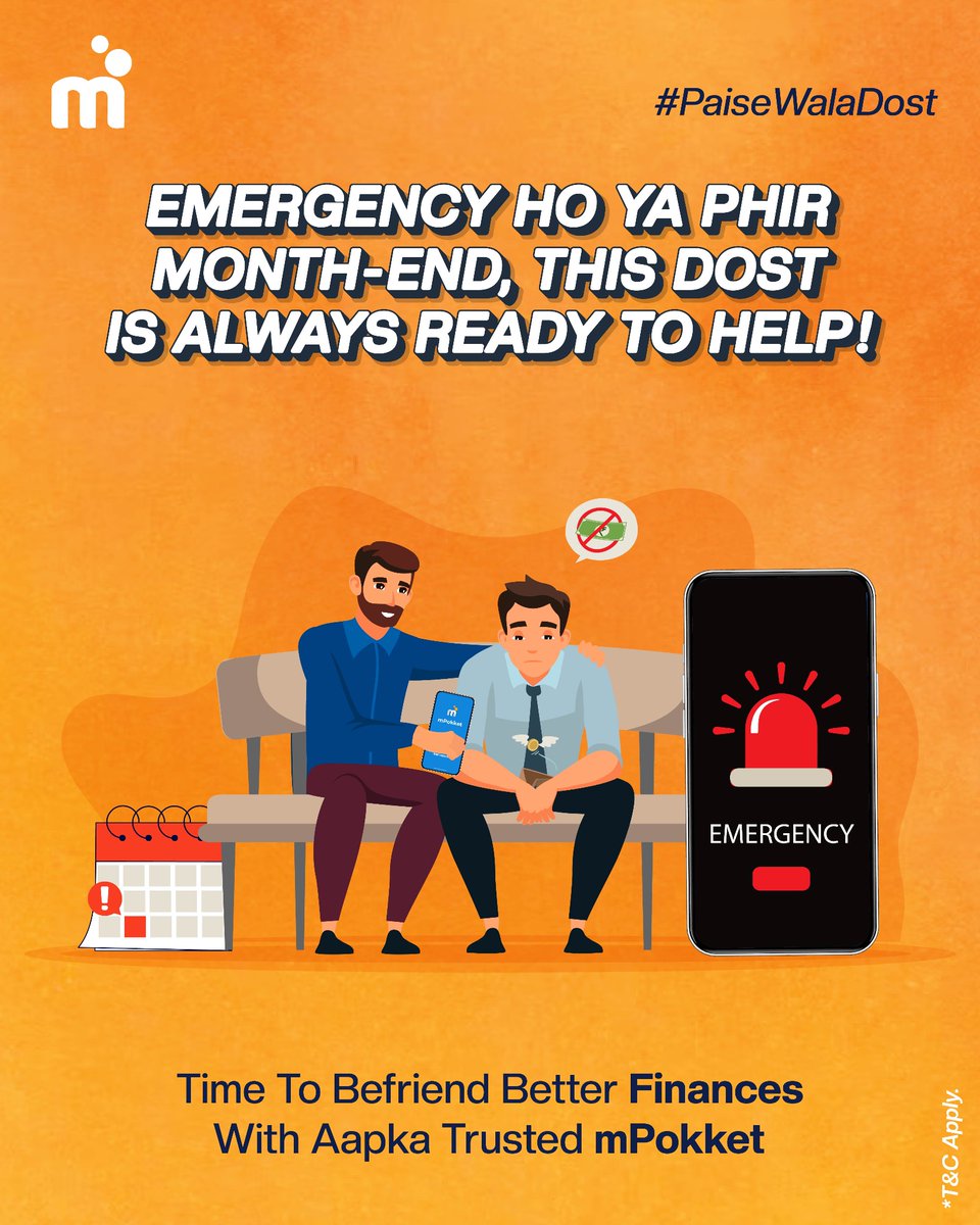 mPokketOfficial's tweet photo. Be it a cash crunch or an emergency aapka trusted #PaiseWalaDost mPokket🤝😊ensures that finances are the least of your worries!
#mPokket #InstantLoans #QuickCash
#EasyMoney #EmergencyFunds
#PaperlessLoans #FastApproval #FinancialSupport #instantcash #fintech #hasselfree https://t.co/Nu5f02JyES