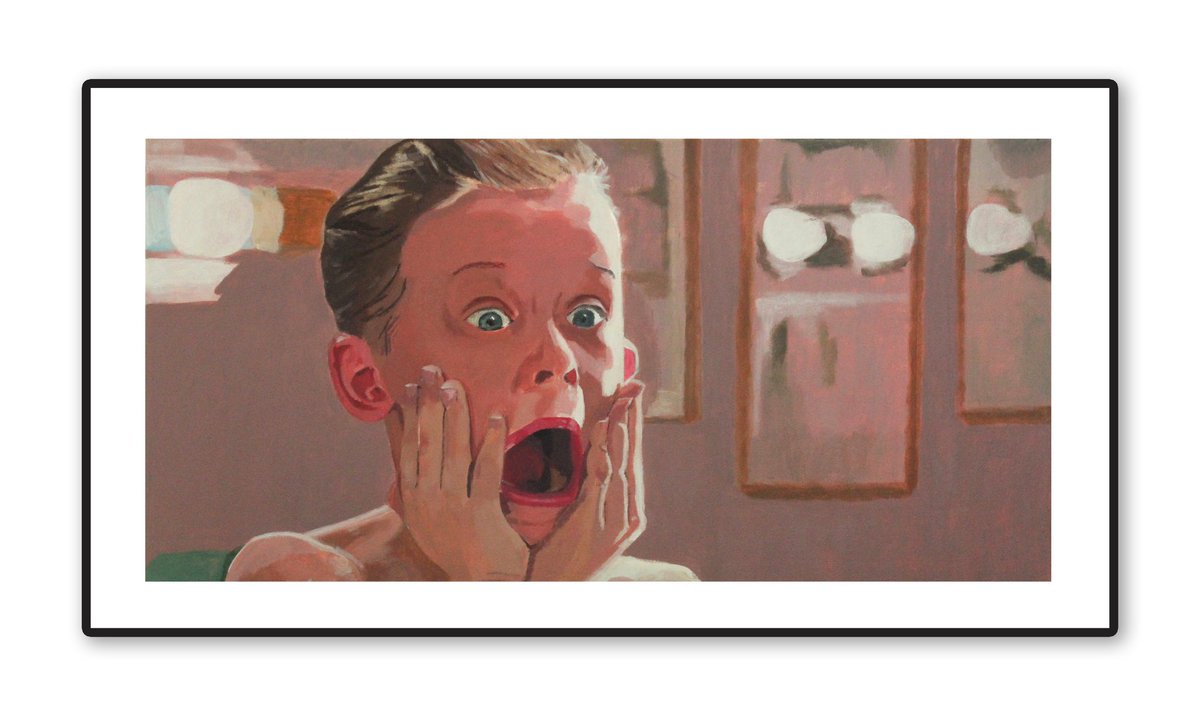 sitting0vation's tweet photo. Welcome- my newest painting. #homealone 

Prints start at $12 https://t.co/wyRgLVhFlX