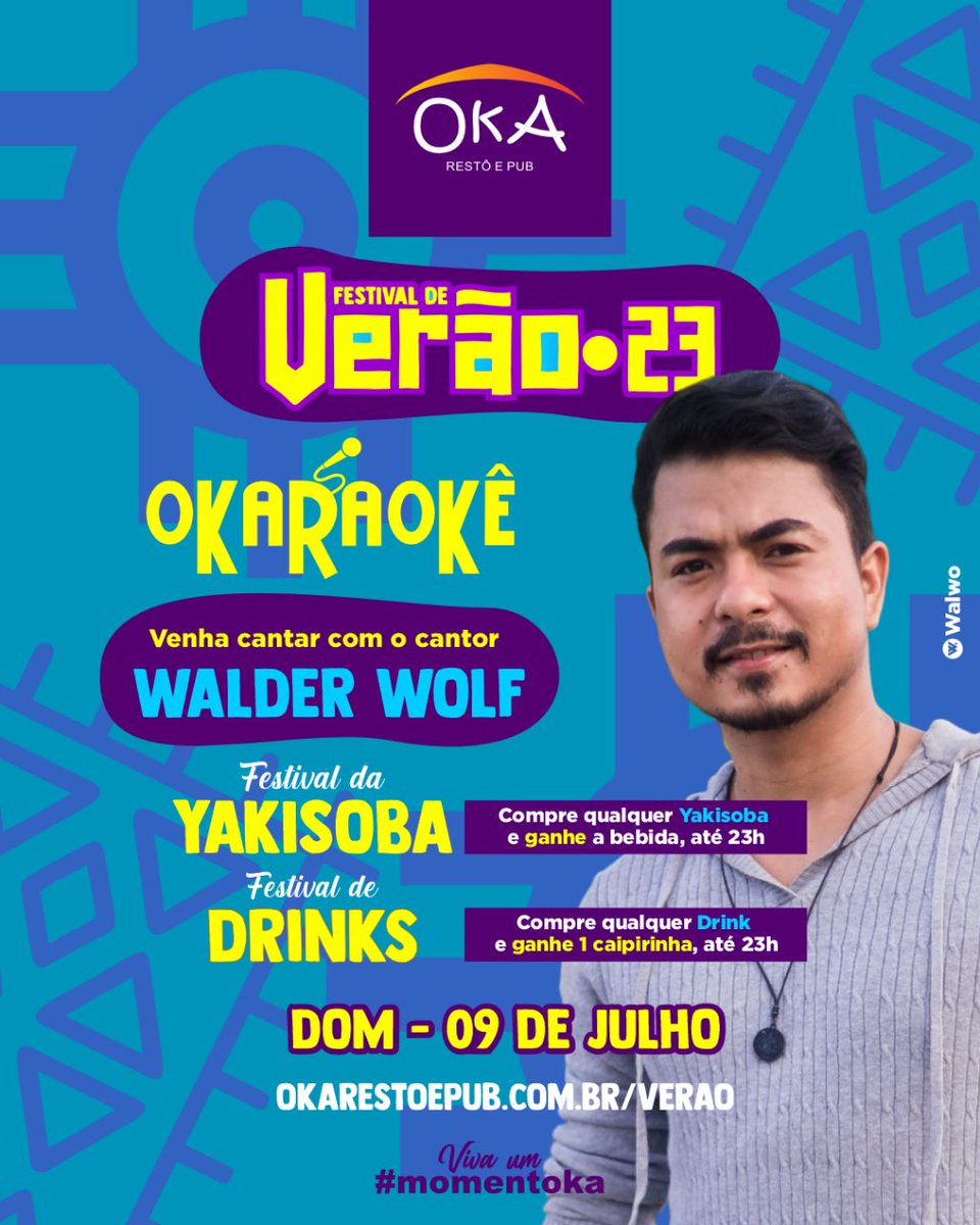okarestoepub's tweet photo. 🎤Hoje temos mais uma noite incrível no Okaraokê, o melhor Karaokê da cidade, com o talentoso cantor Walder Wolf! Prepare-se para uma noite de diversão musical e deixe sua voz brilhar. 🎶✨🌞 https://t.co/XHrpBOjH0P