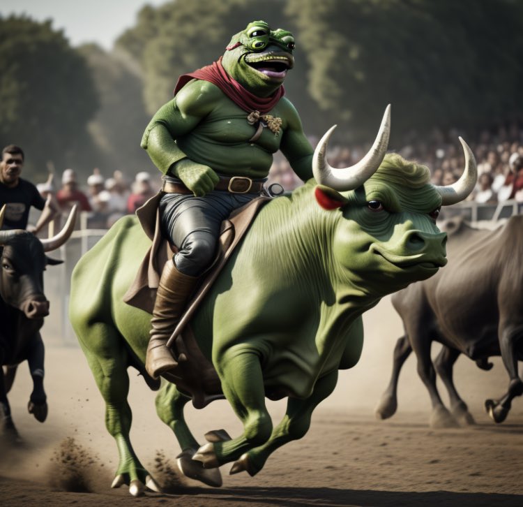 Ekolu931's tweet photo. #pepe started the bull run https://t.co/zj0CImPI6K