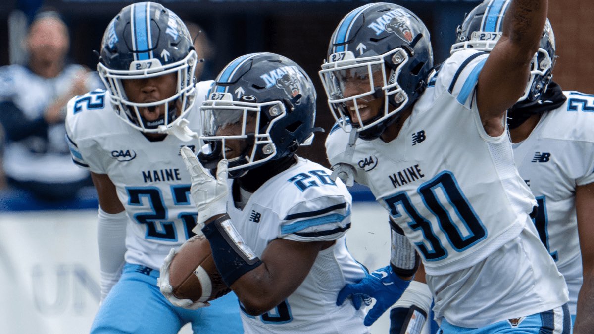 After awesome camp yesterday and a great conversation with <a href="/CoachStevensFB/">Jordan Stevens</a> and <a href="/CoachJGardner/">John Gardner</a> I am blessed and thankful to have received my first Division 1 offer from the University of Maine! <a href="/CoachS_Cooper/">Steve Cooper</a> <a href="/jeffcomissiong/">Jeffery Comissiong</a>