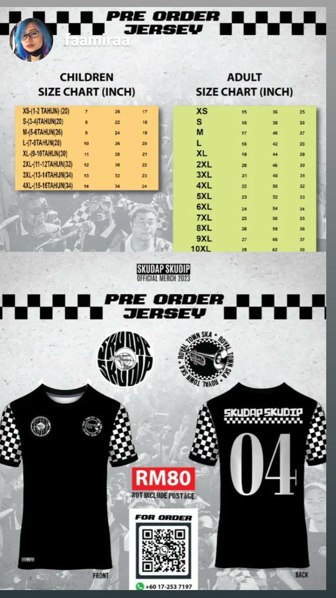 Faamiraa's tweet photo. Preorder open until 15 July 2023!!!

To preorder scan the QR code for more details https://t.co/5Fekx10LKw