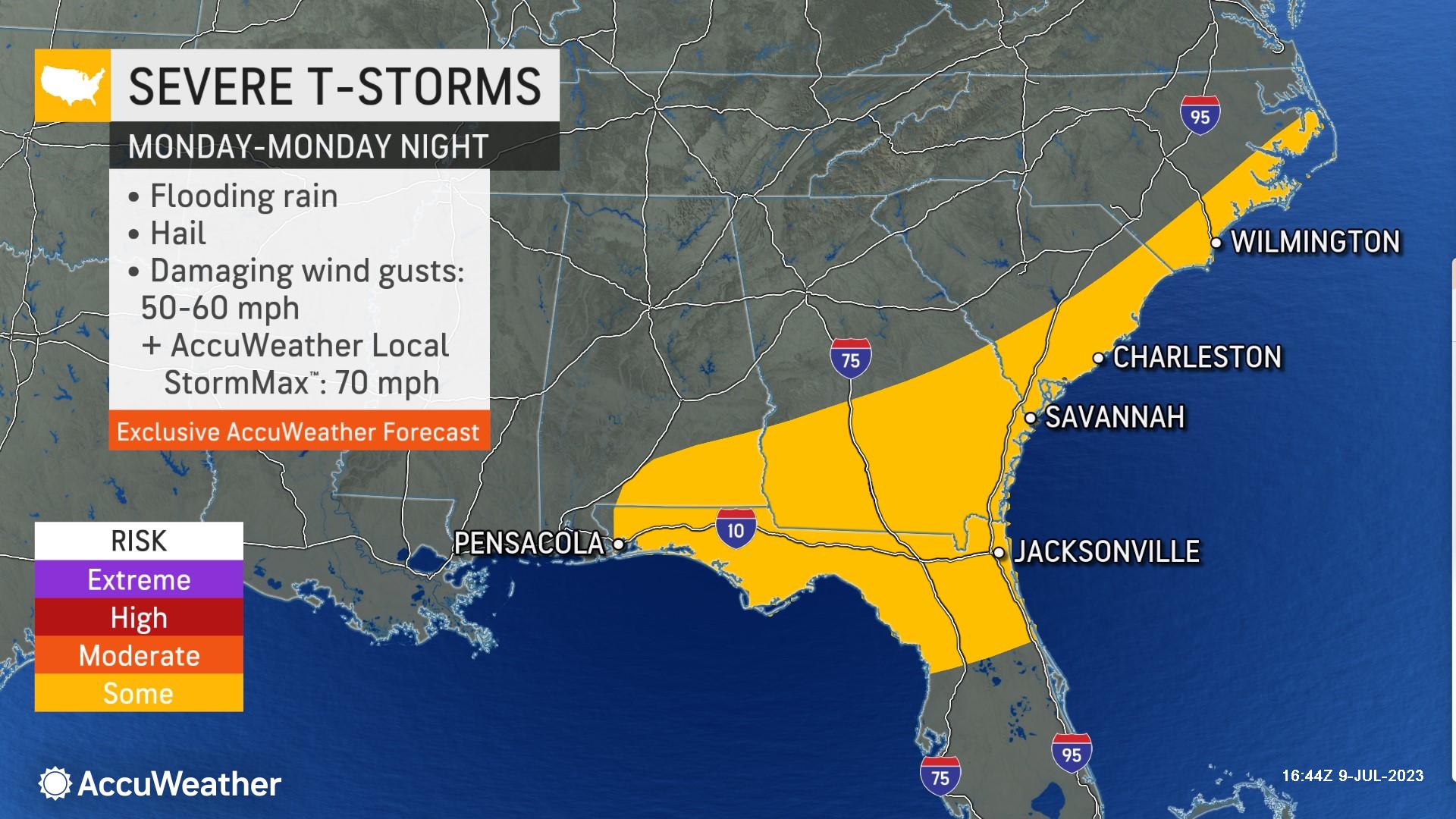Breaking Weather by AccuWeather on Twitter "As a front lingers along