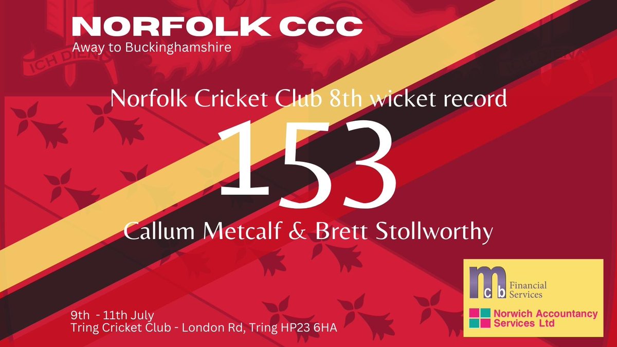 Norfolk County Cricket Club tweet media