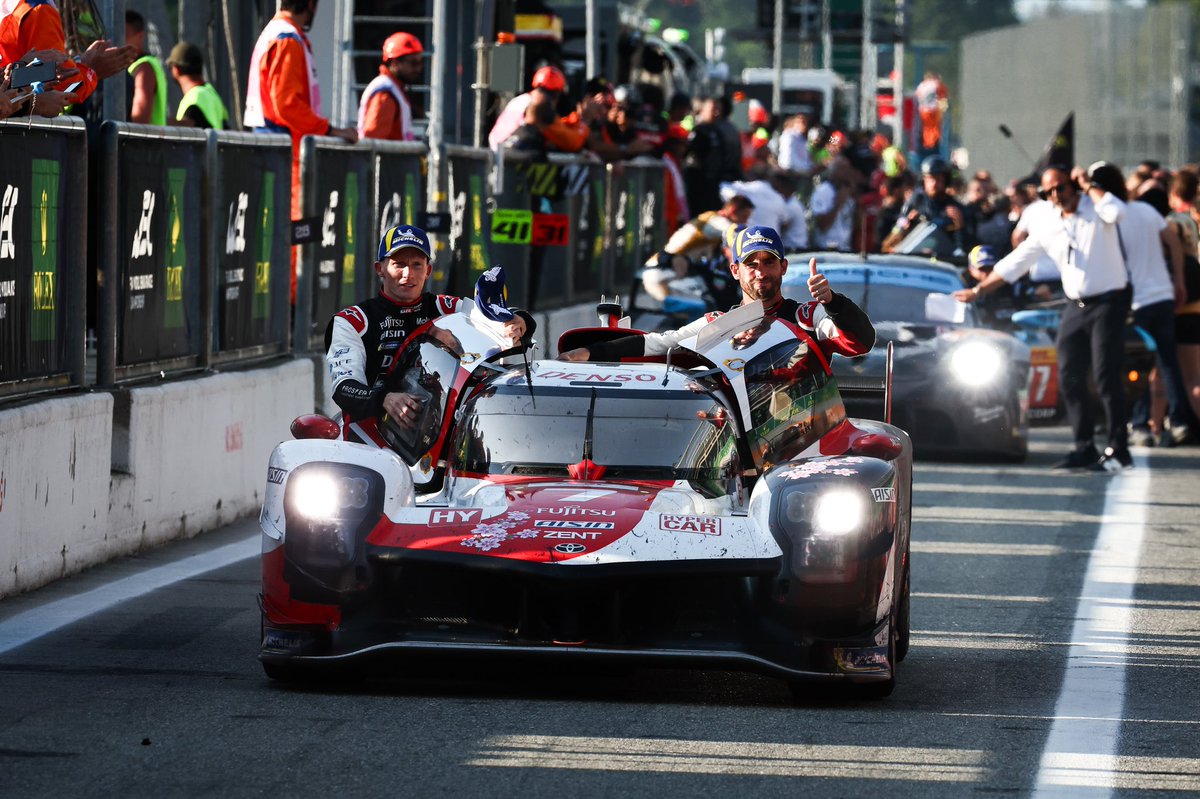 Yes!!! Winners in Monza!!! 🏆🥇 Faultless weekend from @TGR_WEC and my teammates to get our win #3 of the season - huge thank you to them and all of the fans 🙌 #6hMonza #WEC #ToyotaGAZOORacing