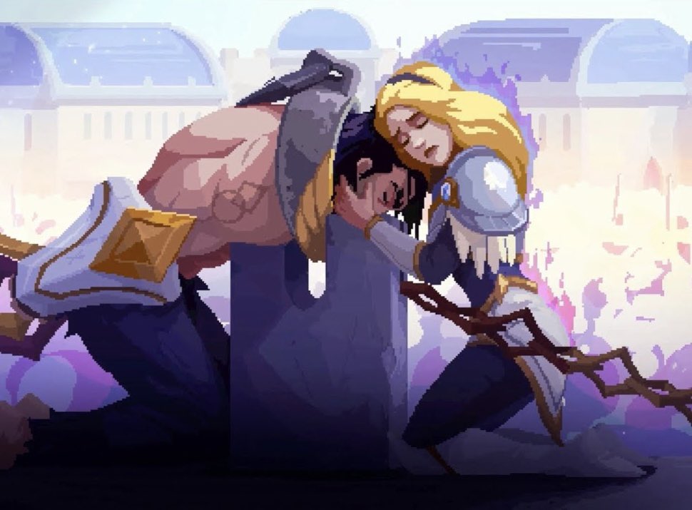 lamespin's tweet photo. In a recent interview, Taylor Swift reveals she wrote her song ‘illicit affairs’ about fictional couple, Sylas and Lux, from the video game ‘The Mageseeker: A League of Legends Story’ https://t.co/JPACXROILf