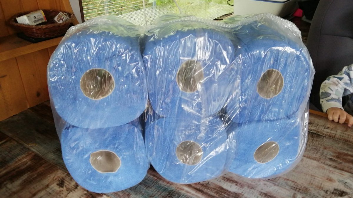A huge thank you to the kind person who sent in the blue roll, its an essential product when cleaning out the buns!