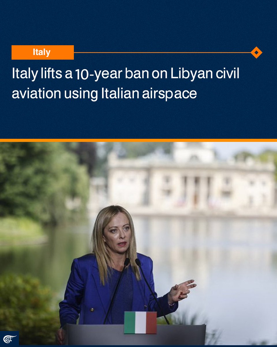 MayadeenEnglish's tweet photo. This decision comes as a positive development for #Libya, as there are currently few airlines operating flights in and out of the country due to the prolonged period of chaos and conflict since the downfall of former #Lybian President Muammar #Gaddafi in 2011.

#Italy https://t.co/hWKvqy9GlV