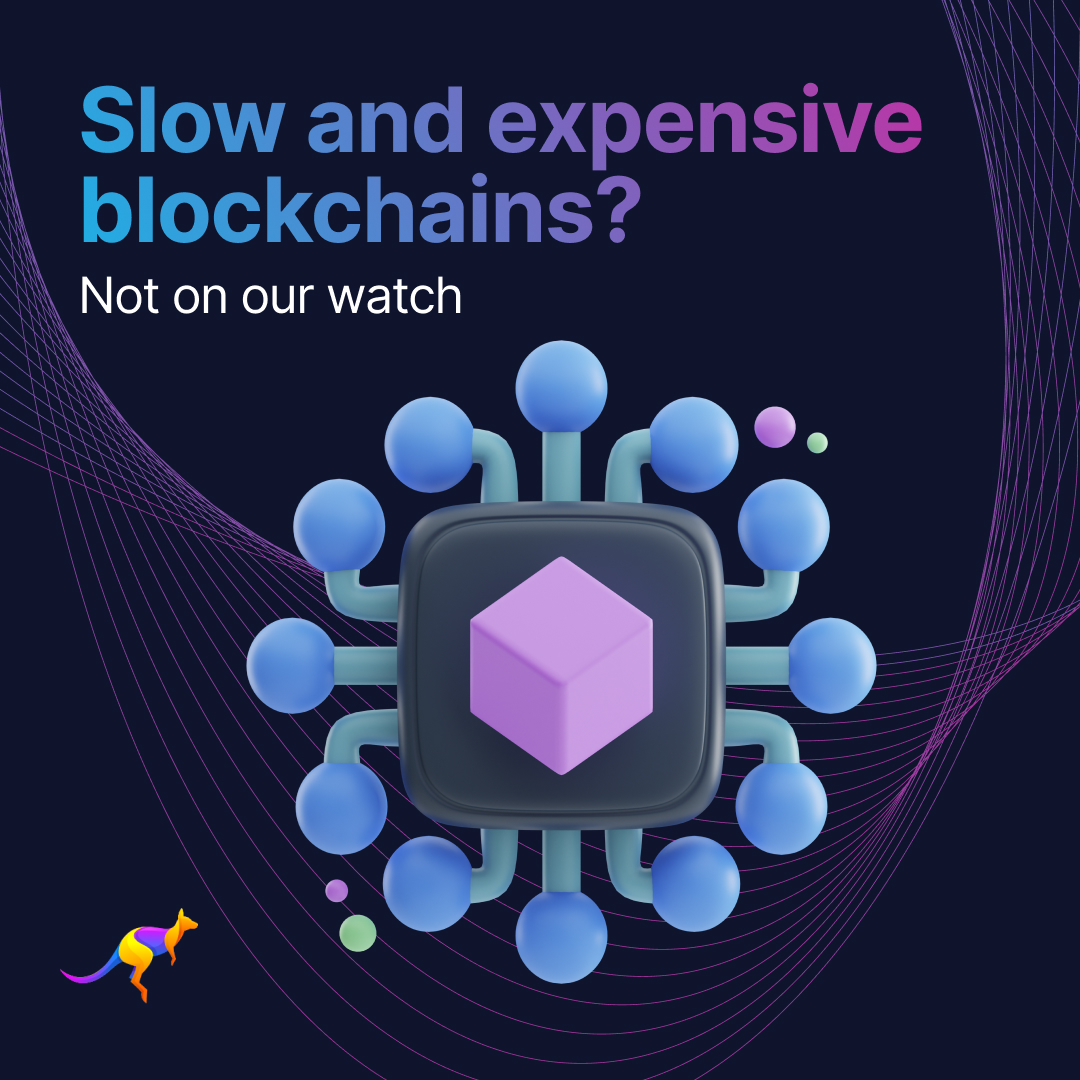 Slow and expensive blockchains🤔? Not on our watch.❌ Kingaru is here to set a new standard in retail with its superfast, secure, and scalable blockchain solutions. Are you ready to step up your game? #Kingaru #RetailGameChanger