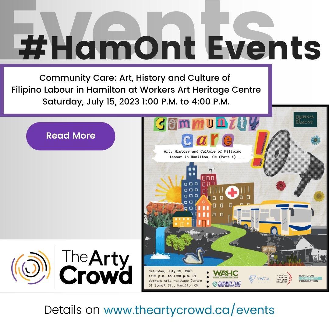 Hamilton Arts Council (@hamartscouncil) on Twitter photo 🔍Discover Events across the GHA by visiting The Arty Crowd!
⚫ Featured: Community Care: Art, History, and Culture of Filipino Labour in Hamilton at Workers Art Heritage Centre
🌐Register for this event at theartycrowd.ca/event/communit…
#HamEvents #TheArtyCrowd
<a href="/WAHC/">Workers Arts & Heritage Centre</a> 🔍Discover Events across the GHA by visiting The Arty Crowd!
⚫ Featured: Community Care: Art, History, and Culture of Filipino Labour in Hamilton at Workers Art Heritage Centre
🌐Register for this event at theartycrowd.ca/event/communit…
#HamEvents #TheArtyCrowd
<a href="/WAHC/">Workers Arts & Heritage Centre</a>