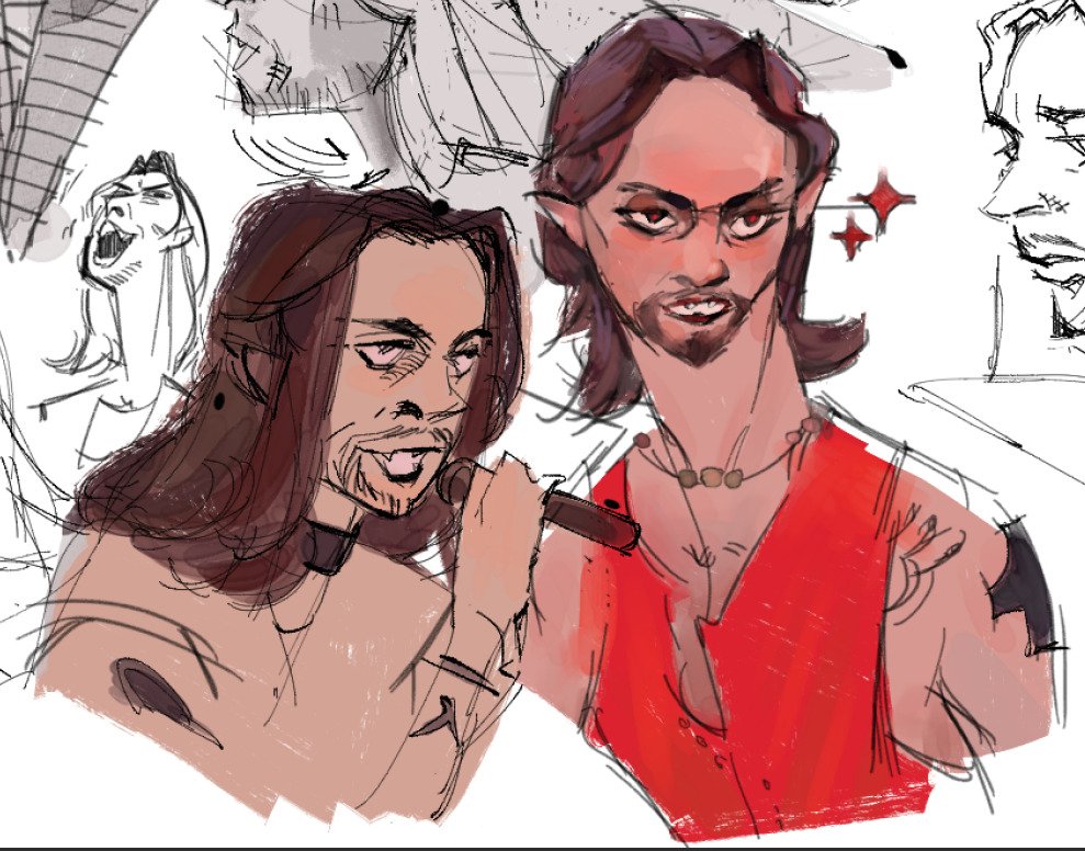caapsart's tweet photo. some faces of sofad!Dave hes so good at being the beauty one that i need another run to learn his face proroptions. 
#depechemode #davegahan #sketchdump #doodle #sofad https://t.co/Hd8CBFhJDn