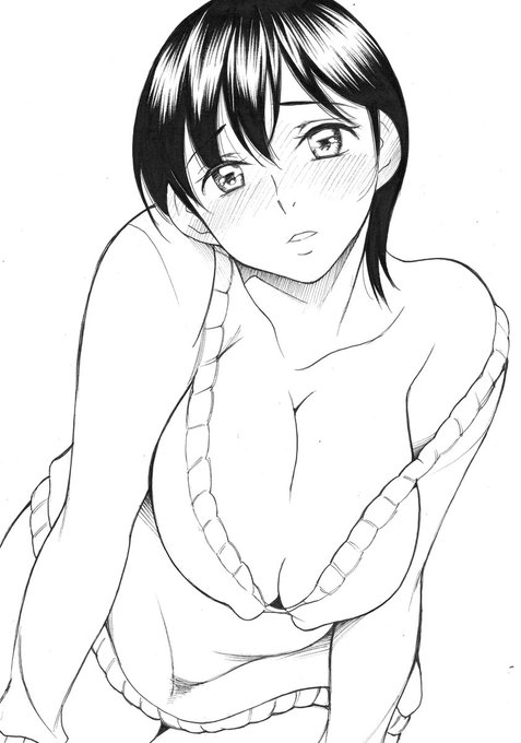 過去絵再掲
拙作『都合いイひと』より
果澄従姉ちゃん さんです。 