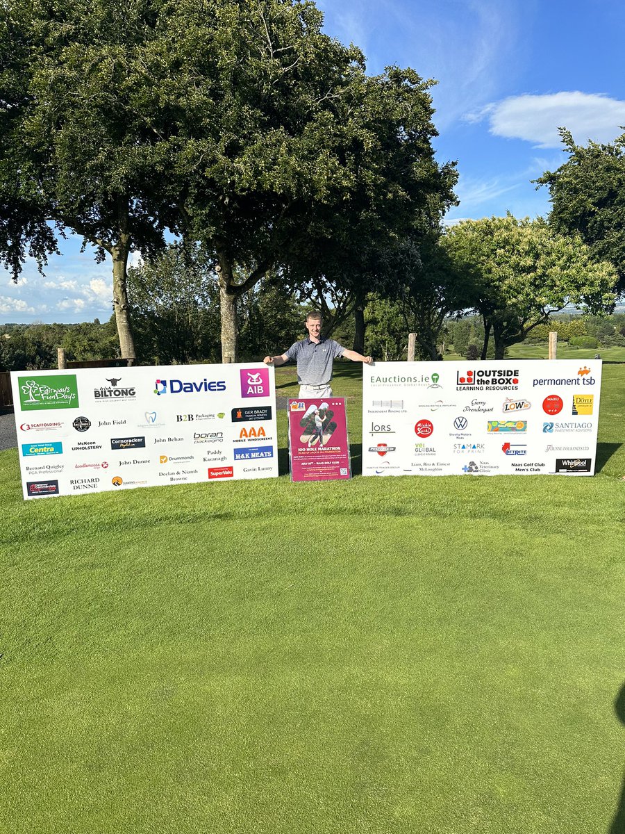 jamiebutler__'s tweet image. Special thanks to all of the wonderful sponsors that have come on board

All in aid of the @JackandJillCF 

100 Hole Marathon beginning tomorrow at 6:00am @NaasGC 

Follow along tomorrow 💪💪