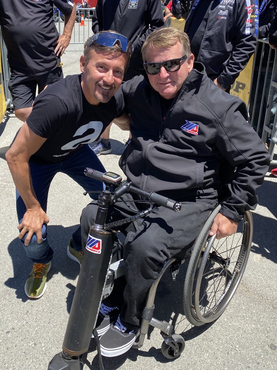 MotoAmerica (@motoamerica) on Twitter photo Nine world championships in this photo. <a href="/WayneRainey60/">Wayne Rainey</a> and <a href="/maxbiaggi/">Max Biaggi</a> Nine world championships in this photo. <a href="/WayneRainey60/">Wayne Rainey</a> and <a href="/maxbiaggi/">Max Biaggi</a>