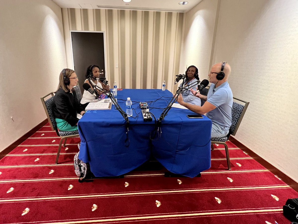 We’re at #NAESP23, cooking up something good for the NAESP Principal Podcast about masterminding family engagement through the NAESP Mastermind Group! Thanks to <a href="/DrAndreaThomps1/">Dr Andrea Thompson</a>, <a href="/rainepb/">raine bradley</a>, and <a href="/Mrs_J_Zimmer/">Jessica Zimmer</a> for sharing strategies. Thanks to @mradamwelcome for hosting! Stay tuned!