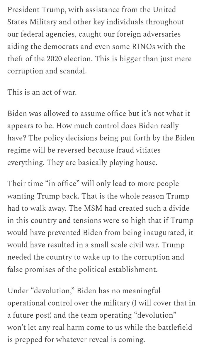 TheMajorityV's tweet photo. @TimInHonolulu Okay so I just screen grabbed.. Possible Timeline. Trump's Operatives. Doesn't matter if Dems think it's a Conspiracy. Grave actions were taken, orders created &amp; enacted. Secret items kept from Our View based on his beliefs. Major Moves off false PRETENSES TAGGED: #TrumpTracker 1 https://t.co/Qhn94dEIaw