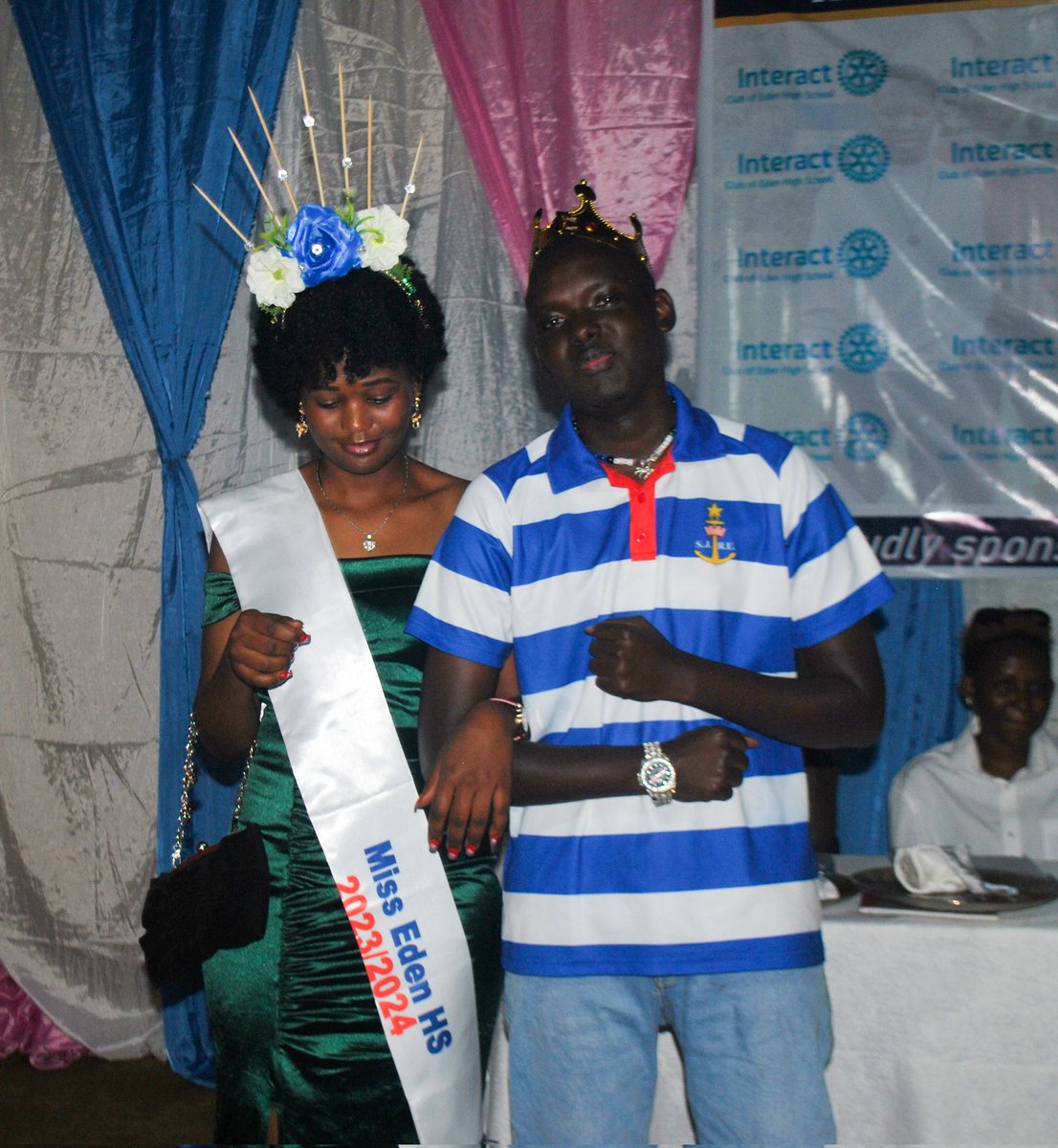 EdenInteract's tweet photo. It was joy as we installed the Hope Creator President and the Miss Interact who by default is the Miss Eden High School. 

Once again we thank 
@interact9213 
@interactkololo 
@rct_nangabo 
and ofcourse @RCkasangati for gracing our installation. https://t.co/VfshXgDjMZ